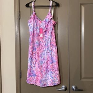 NWT, Lilly Pulitzer zana romper, XL, Raz Berry Sea You Soon